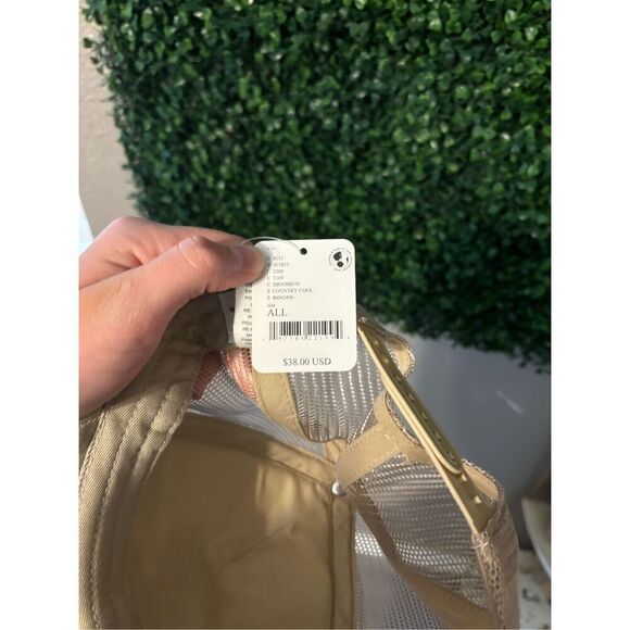 Understated Leather Free People Country Hat NWT Trucker - Picture 6 of 6